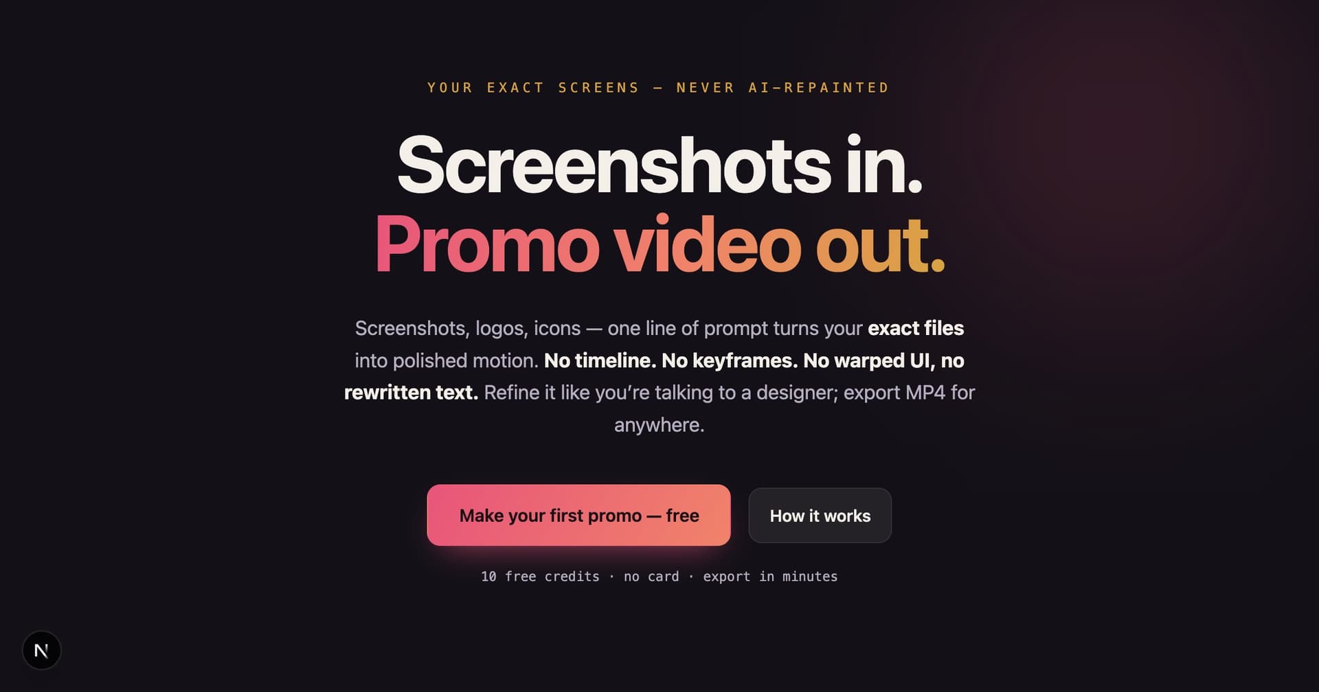 Reelfleur — promo videos from your exact files